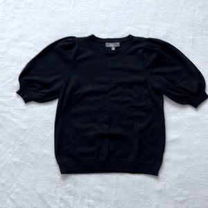 Marled brand short sleeve black sweater